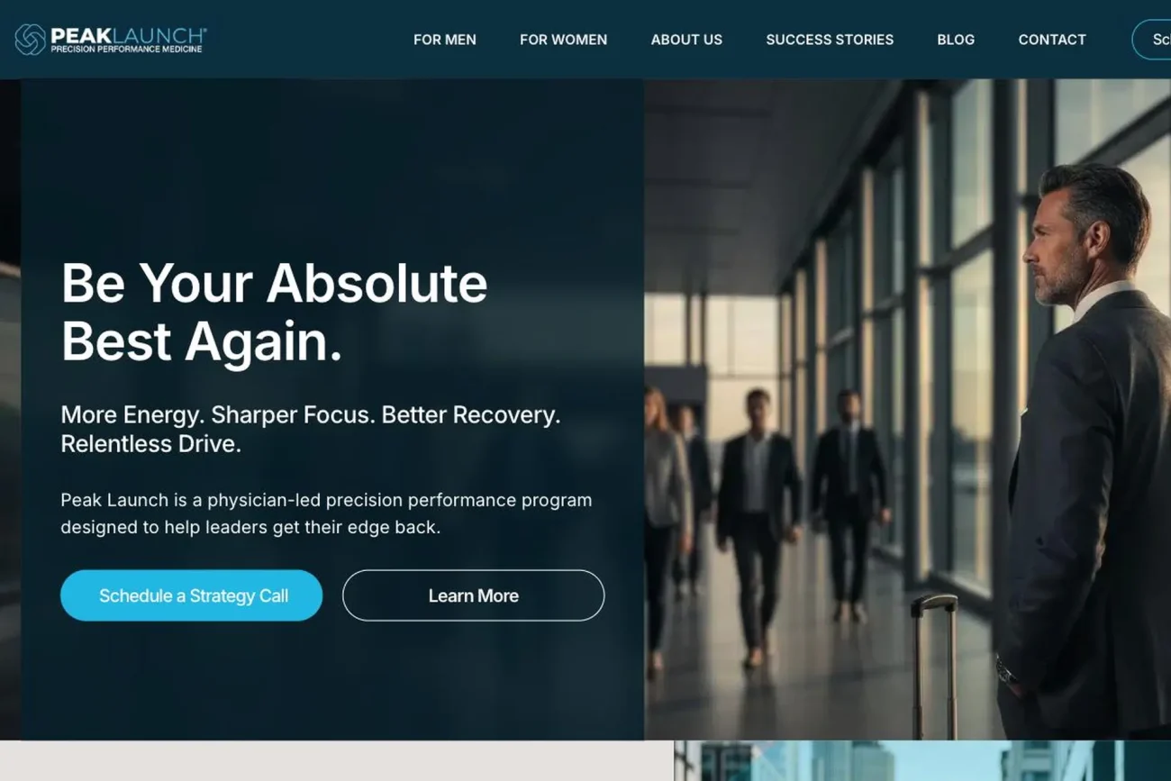 Peak Launch website by Awespire Studios