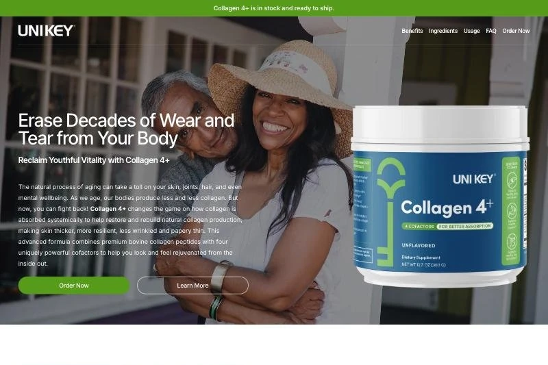 Collagen 4+ offer page hero