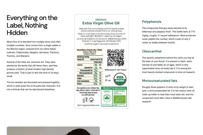 Everything on the label