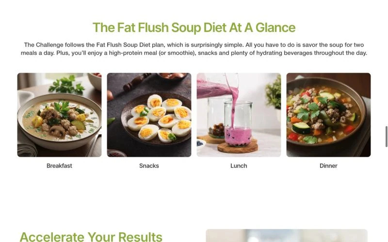 The soup diet at a glance