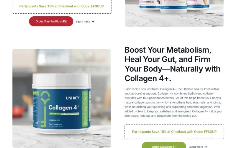Collagen 4+ product tie-in