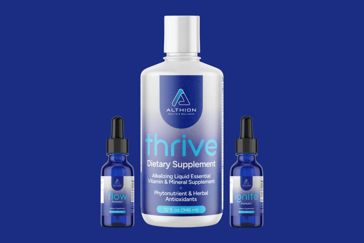 Althion All-Day Energy Protocol supplement packaging by Awespire Studios